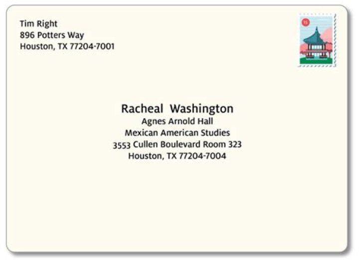 Address Formatting University of Houston